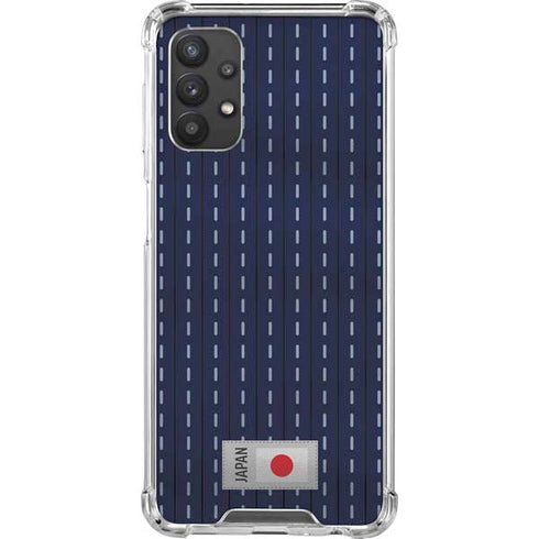 Japan Soccer Flag Galaxy A32 5G Clear Case